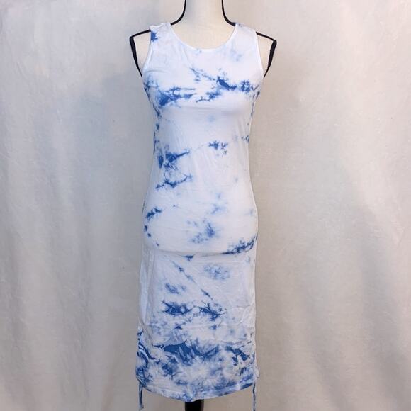 Vero Moda Tie Dye Bodycon String Dress Size Small - Picture 2 of 8